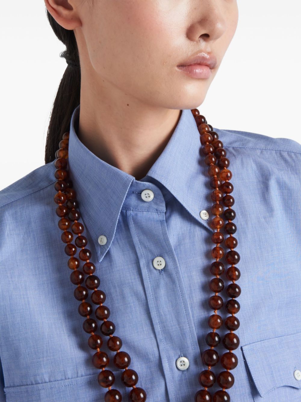 Prada long-sleeve cotton shirt - Image 5