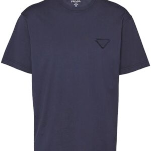 Prada  logo-patch cotton T-shirt