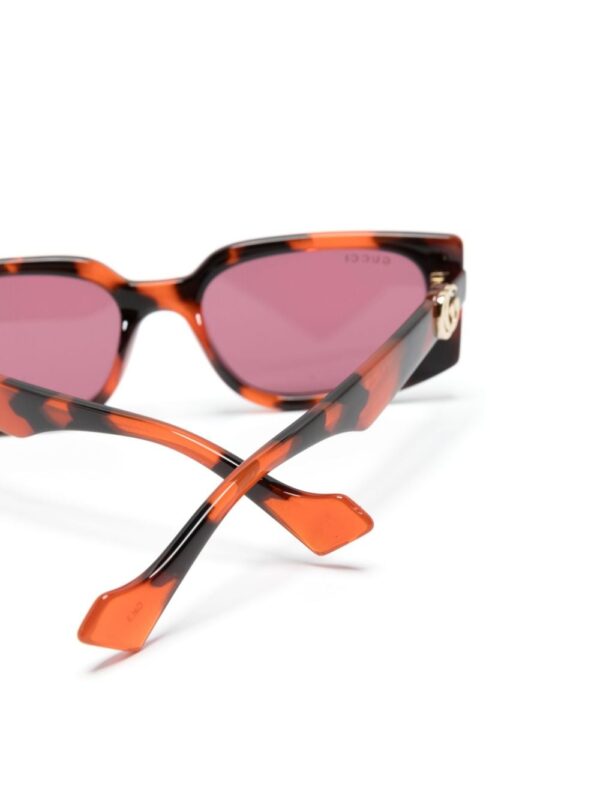 Gucci Eyewear tortoiseshell rectangle-frame sunglasses - Image 3