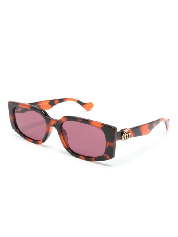 Gucci Eyewear tortoiseshell rectangle-frame sunglasses - Image 2