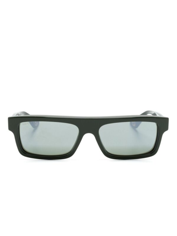 Gucci Eyewear logo-debossed rectangle-frame sunglasses