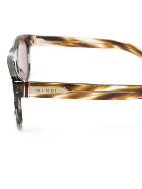Gucci Eyewear tortoiseshell wayfarer-frame sunglasses - Image 3