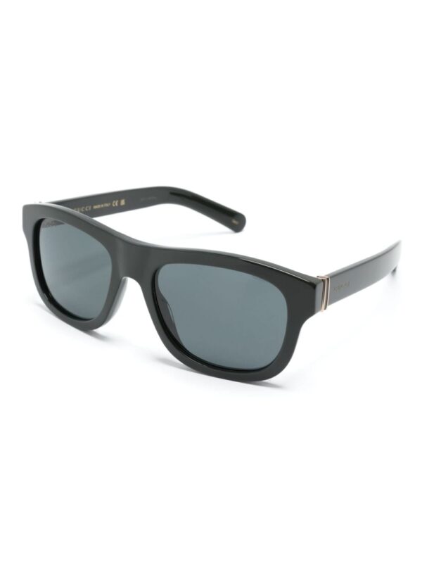 Gucci Eyewear logo-debossed wayfarer-frame sunglasses - Image 2