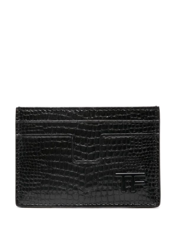 TOM FORD lizard-skin effect cardholder