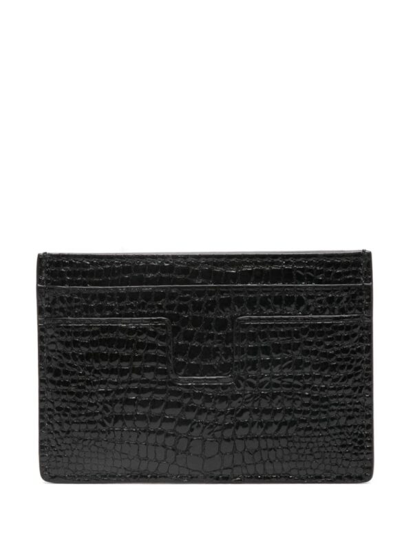 TOM FORD lizard-skin effect cardholder - Image 2