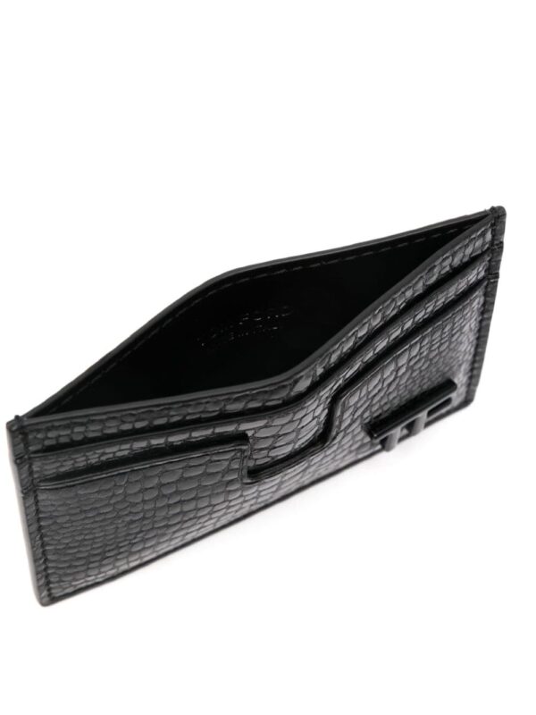 TOM FORD lizard-skin effect cardholder - Image 3