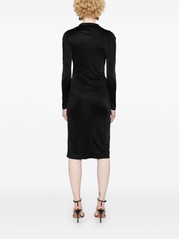 Versace Medusa-plaque jersey midi dress - Image 4