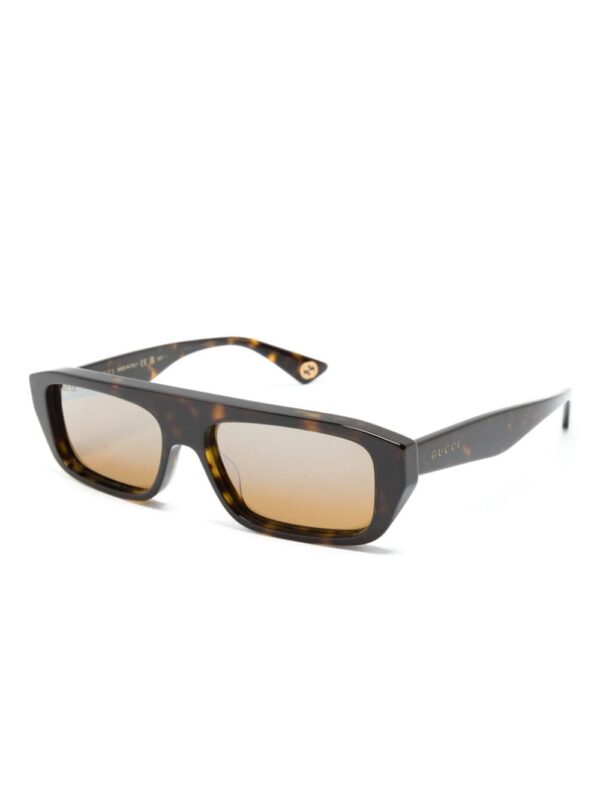 Gucci Eyewear tortoiseshell rectangle-frame sunglasses - Image 2