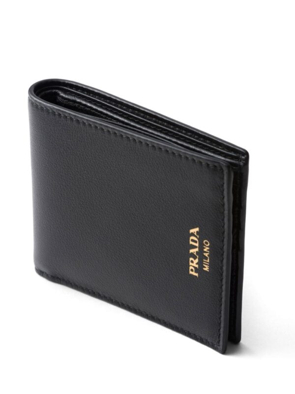 Prada logo-stamp bi-fold leather wallet - Image 4