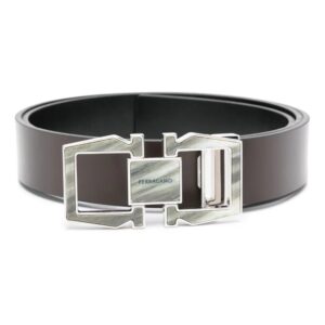Ferragamo  Gancini reversible belt
