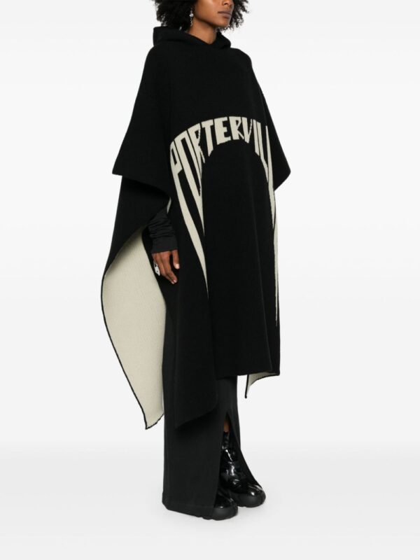 Rick Owens  knitted poncho - Image 3