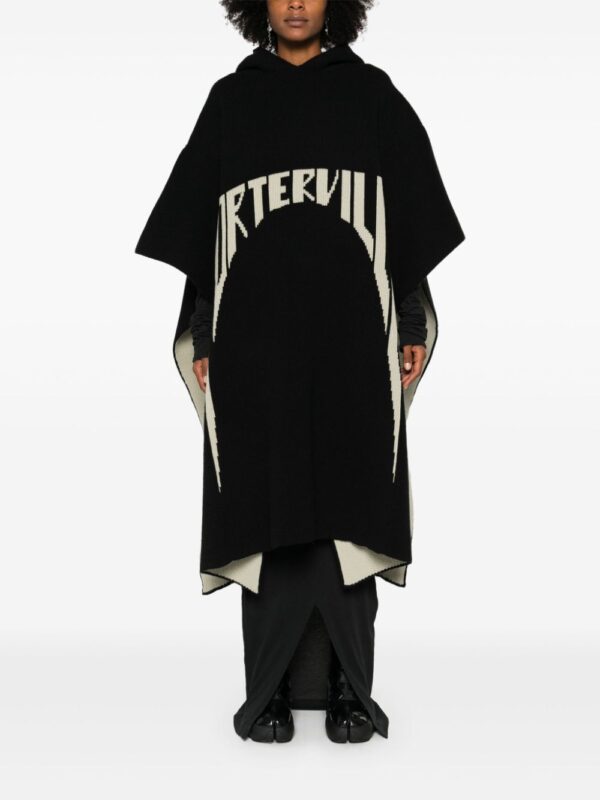 Rick Owens  knitted poncho - Image 2