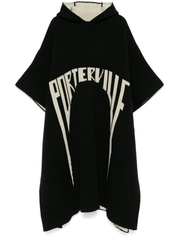 Rick Owens  knitted poncho