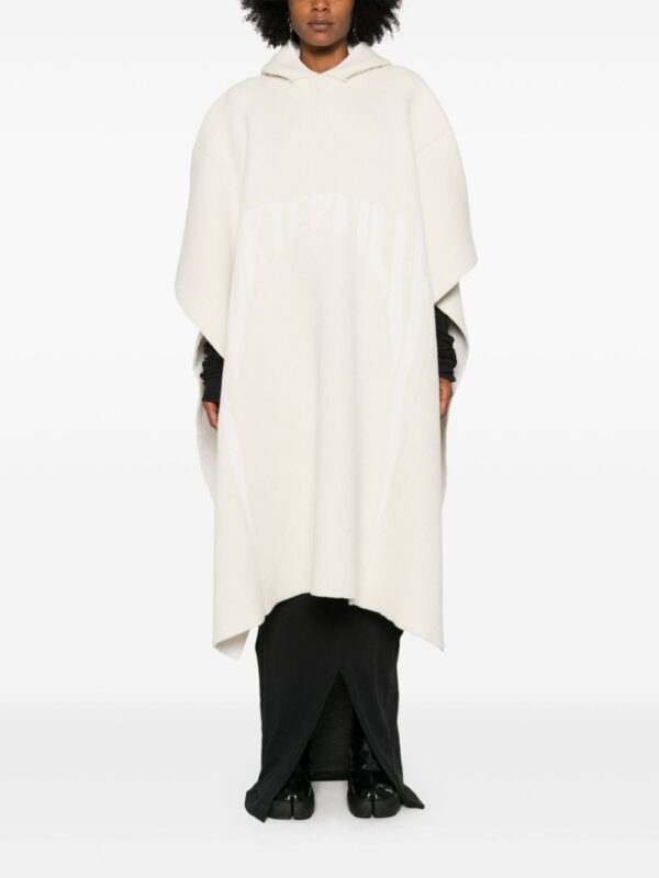 Rick Owens  knitted poncho - Image 2