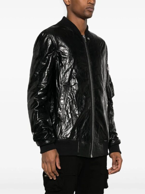 Rick Owens  Classic Flight leather bomber jacket - Image 3