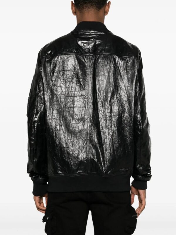 Rick Owens  Classic Flight leather bomber jacket - Image 4