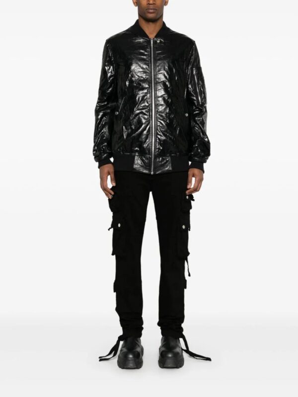 Rick Owens  Classic Flight leather bomber jacket - Image 2