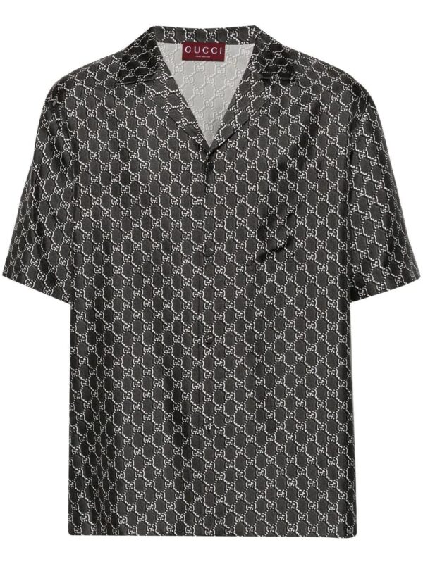 Gucci  GG-print silk shirt