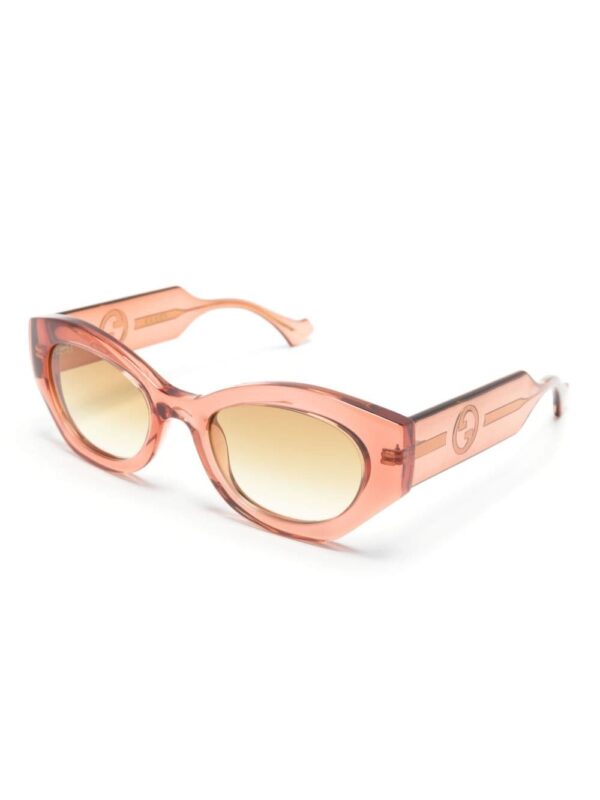 Gucci Eyewear Interlocking G-logo oval-frame sunglasses - Image 2