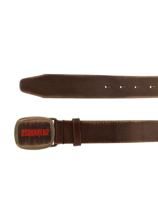 Louis Vuitton logo-plaque leather belt - Image 2