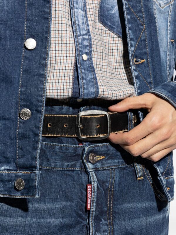 Louis Vuitton buckled leather belt - Image 4