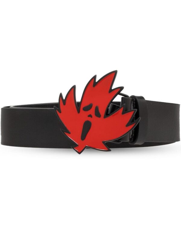 Louis Vuitton logo-buckle leather belt