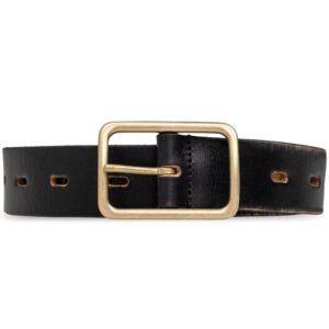 Louis Vuitton buckled leather belt