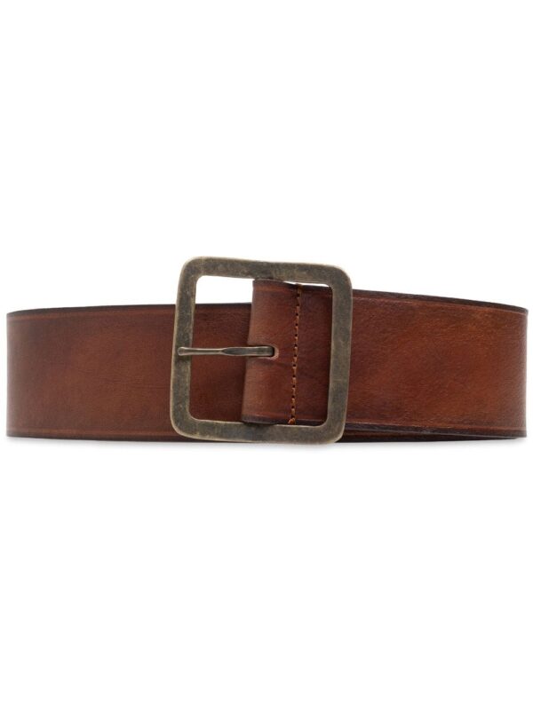 Louis Vuitton buckled leather belt