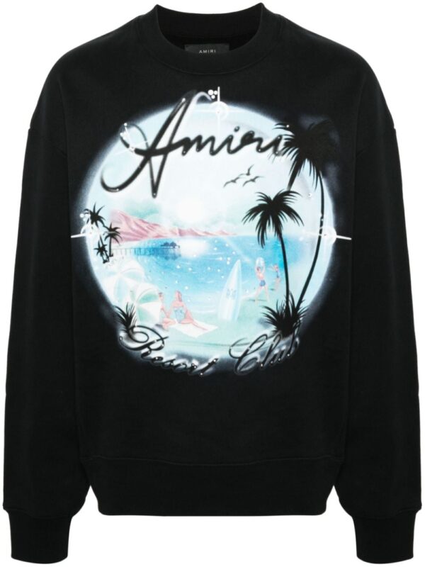 AMIRI Paradise Airbrush cotton sweatshirt