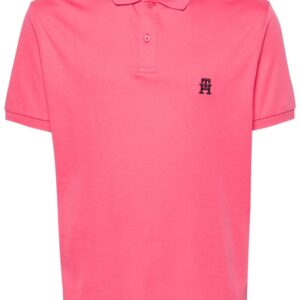 Tommy Hilfiger logo-embroidered organic cotton polo shirt