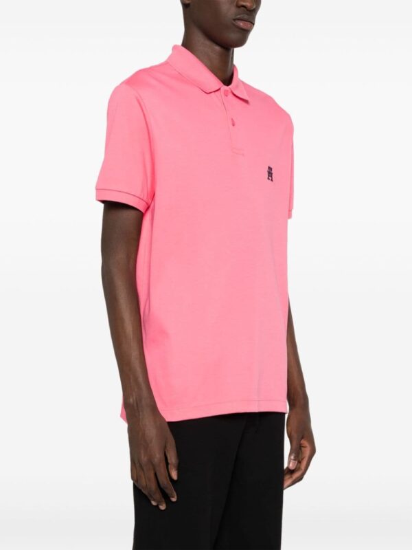 Tommy Hilfiger logo-embroidered organic cotton polo shirt - Image 3