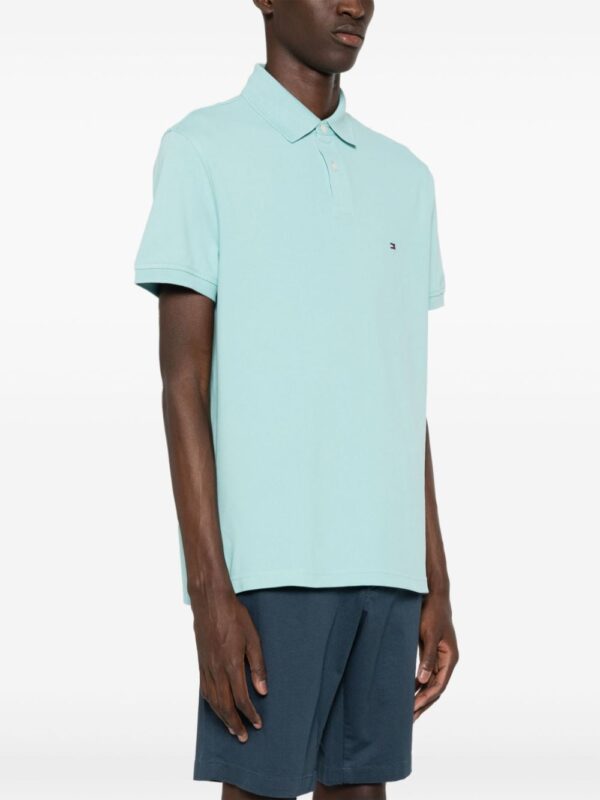 Tommy Hilfiger logo-embroidered piqué polo shirt - Image 3