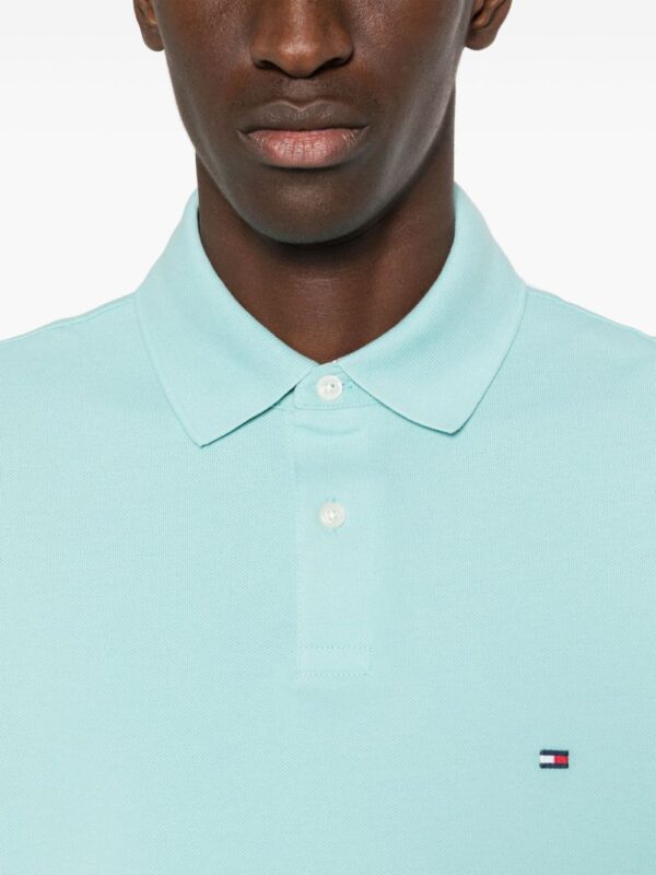 Tommy Hilfiger logo-embroidered piqué polo shirt - Image 5