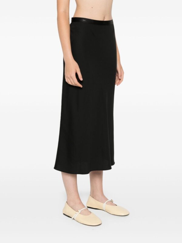 Calvin Klein  logo-waistband midi skirt - Image 3