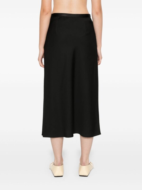 Calvin Klein  logo-waistband midi skirt - Image 4