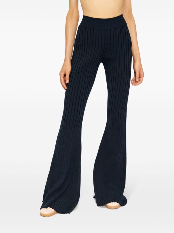 Stella McCartney  ribbed-knit flared leggings - Image 3