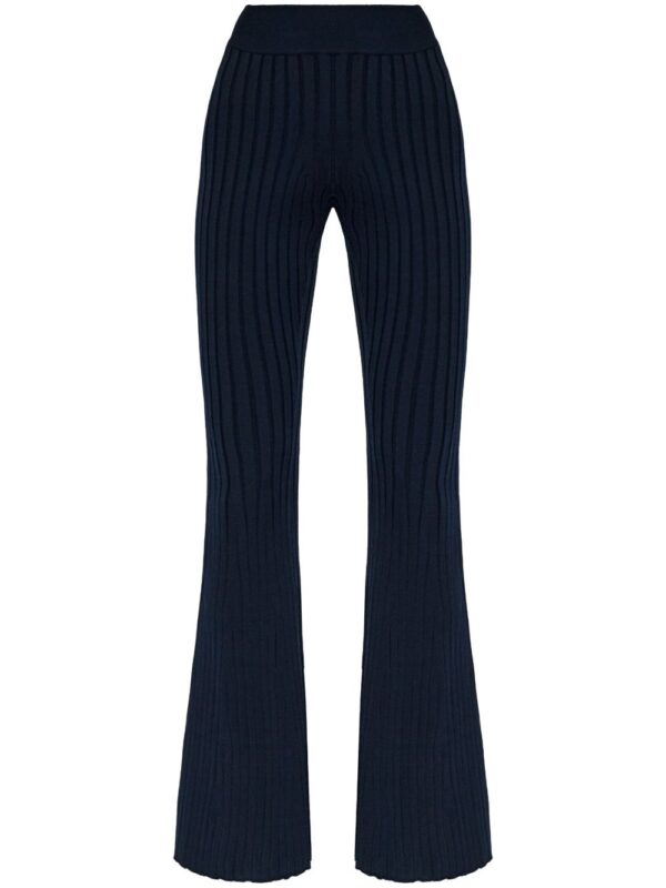 Stella McCartney  ribbed-knit flared leggings
