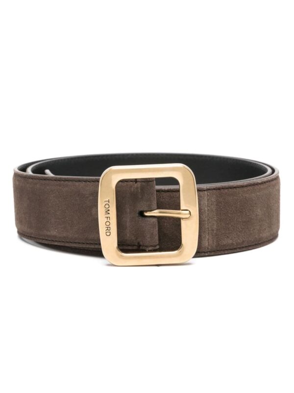Louis Vuitton  leather buckle belt