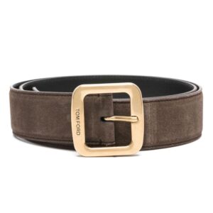 TOM FORD  leather buckle belt