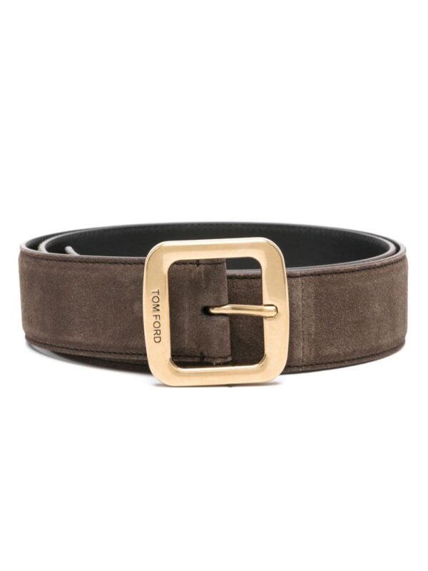TOM FORD  leather buckle belt