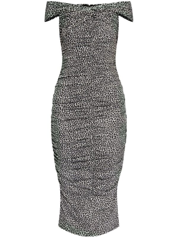 Michael Michael Kors leopard-print midi dress