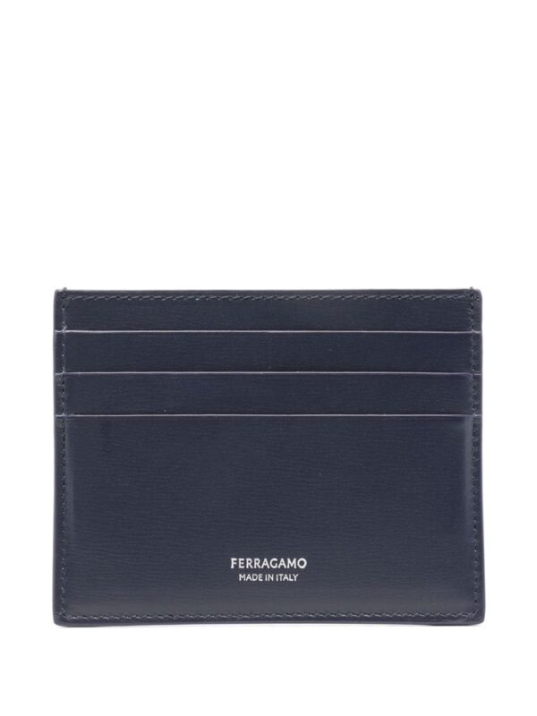 Ferragamo logo-print leather card holder - Image 2