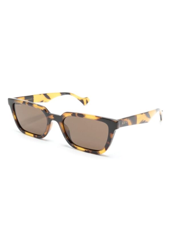Gucci Eyewear tortoiseshell rectangle-frame sunglasses - Image 2