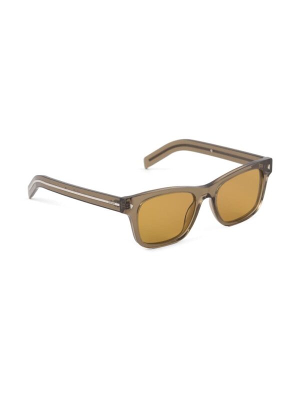 Prada Eyewear striped metal detail rectangle-frame sunglasses - Image 3