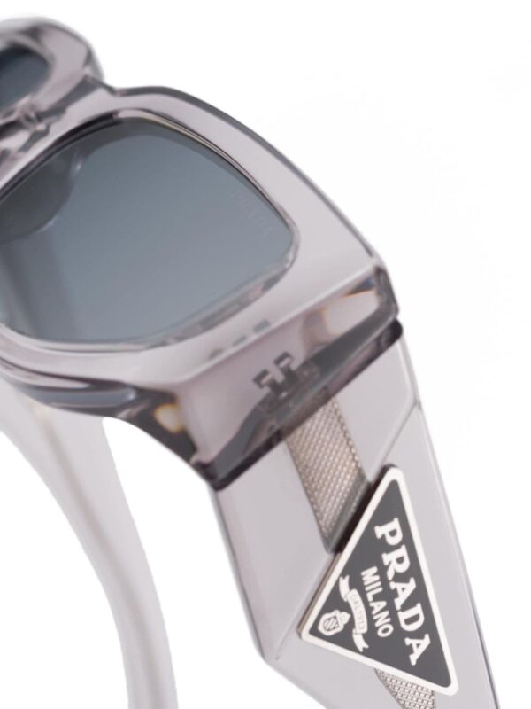 Prada Eyewear triangle-logo rectangle-frame sunglasses - Image 4