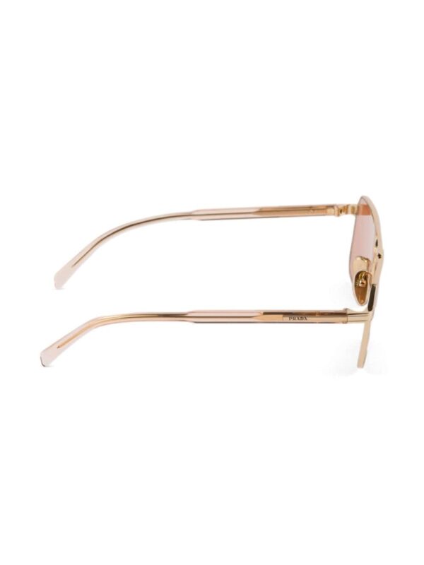 Prada Eyewear logo-engraved rectangle-frame sunglasses - Image 3