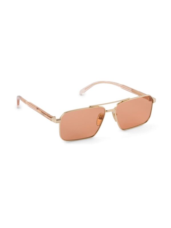 Prada Eyewear logo-engraved rectangle-frame sunglasses - Image 2