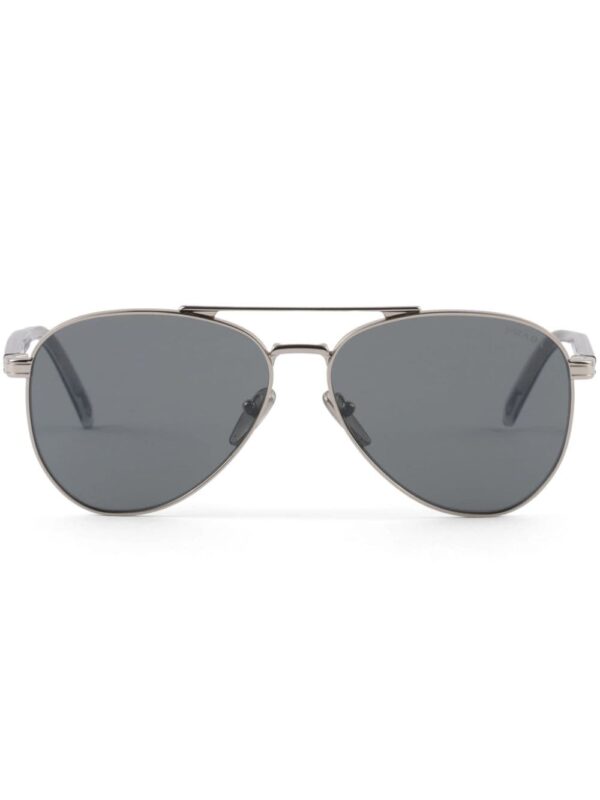 Prada Eyewear double-bridge pilot-frame sunglasses