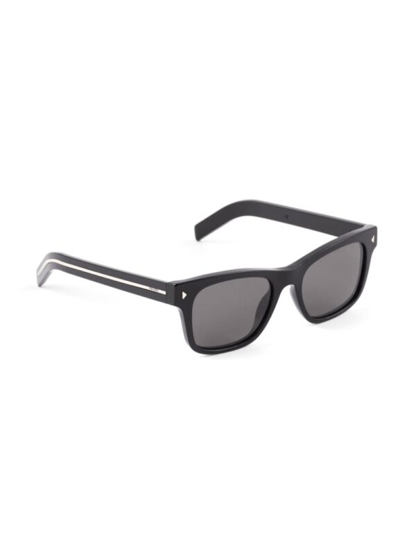 Prada Eyewear striped metal detail rectangle-frame sunglasses - Image 2