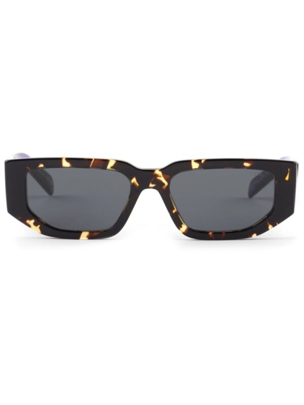 Prada Eyewear tortoiseshell gradient rectangle-frame sunglasses